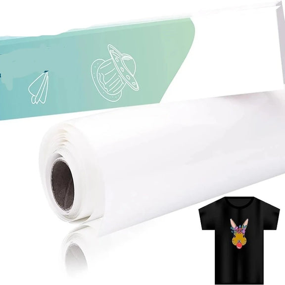 12"X5FT Sublimation HTV Vinyl for Dark/Light Colored Shirts Dye Sub Heat Transfer Vinyl for Sublimation Cotton Fabric