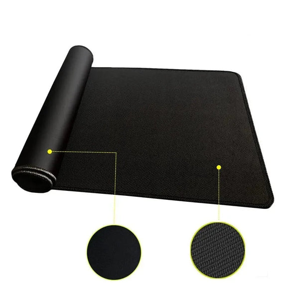 Large Gaming Mouse Pad Gamer Big Mouse Mat Computer Locking Edge Mousepad 90X40Cm Keyboard Desk Black and White Mice Pad