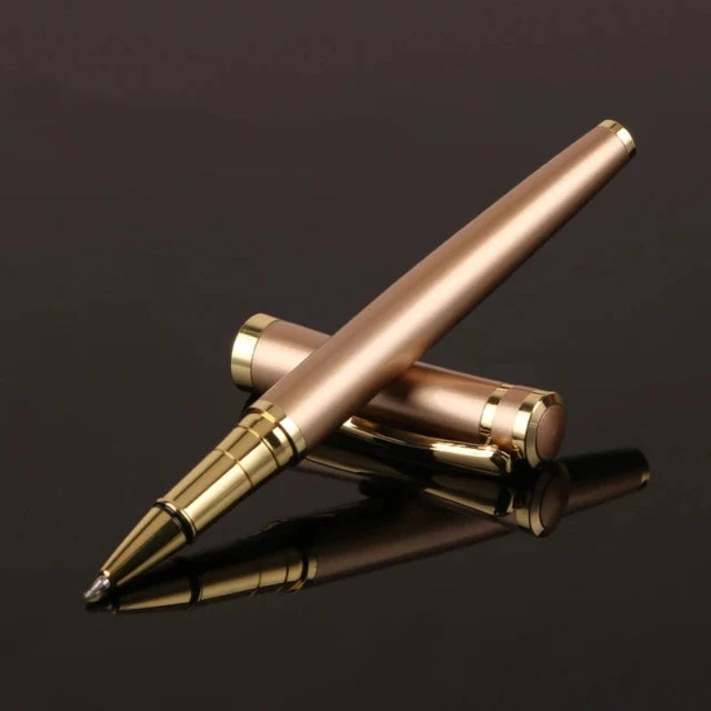 Luxury Metal Ball Point Pen Clip Signature Ballpoint Pens for Business Writing Office Stationery Customized Logo Name Gift