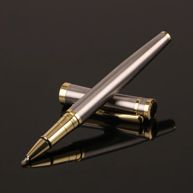 Luxury Metal Ball Point Pen Clip Signature Ballpoint Pens for Business Writing Office Stationery Customized Logo Name Gift