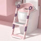 New Stepped Children'S Toilet Foldable Foot Stool Multi-Functional Toilet Boy Girl Baby Toilet Training Potty Ladder for Kids