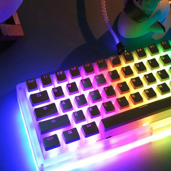 OEM Profile PBT Keycaps 108 Keys Pudding Keycap for Cherry MX Switch Mechanical Keyboard RGB Gamer Backlit Key Caps Custom DIY