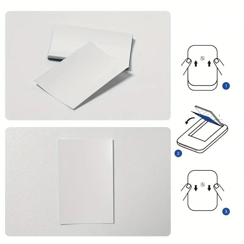 Photo Paper 2X3 Inch Sticky-Backed Photo Paper for HPRT MT53 Pocket Photo Printer