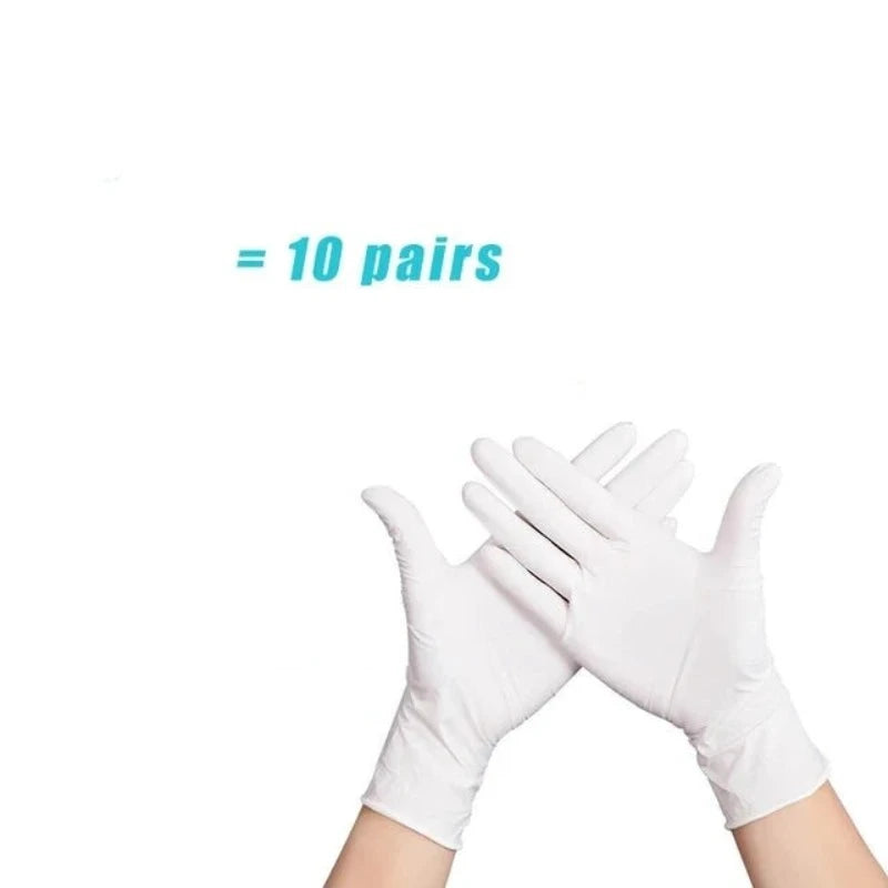 Pink Nitrile Disposable Gloves 50 100 XS Small Woman Girl Kids Household Cleaning Salon Vinyl Glove Black Latex Powder Free XL