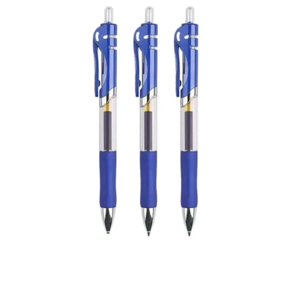 Roise Retractable Gel Pens Set Black/Red/Blue Ink Ballpoint for Writing Refills Office Accessories School Supplies Stationery