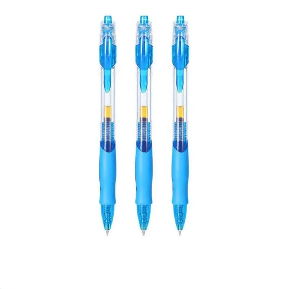 Roise Retractable Gel Pens Set Black/Red/Blue Ink Ballpoint for Writing Refills Office Accessories School Supplies Stationery