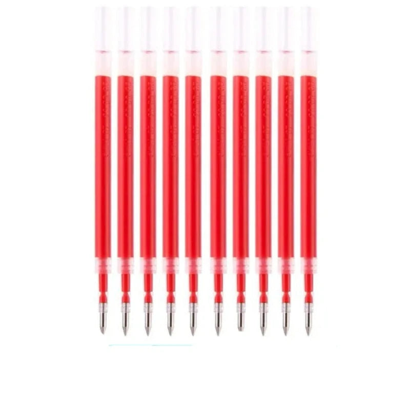 Roise Retractable Gel Pens Set Black/Red/Blue Ink Ballpoint for Writing Refills Office Accessories School Supplies Stationery