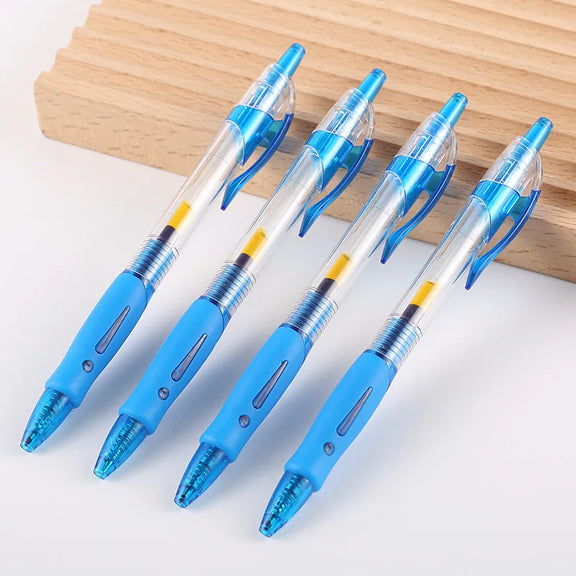 Roise Retractable Gel Pens Set Black/Red/Blue Ink Ballpoint for Writing Refills Office Accessories School Supplies Stationery