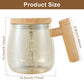 Self Stirring Coffee Cup 400Ml Electric Stirring Mug Self Mixing Mug Glass Waterproof Automatic Electric Protein Powder Mix Cup