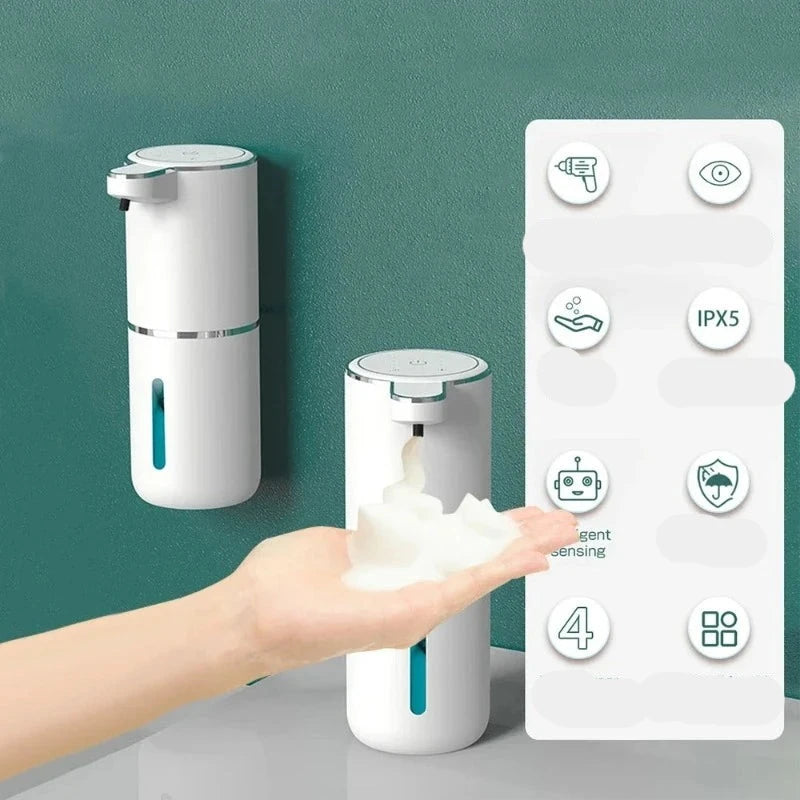 Soap Dispenser 1/2Pc Automatic Foam Soap Dispenser Kitchen Bathroom Smart Infrared Touchless 380Ml Hand Washer Chargeable