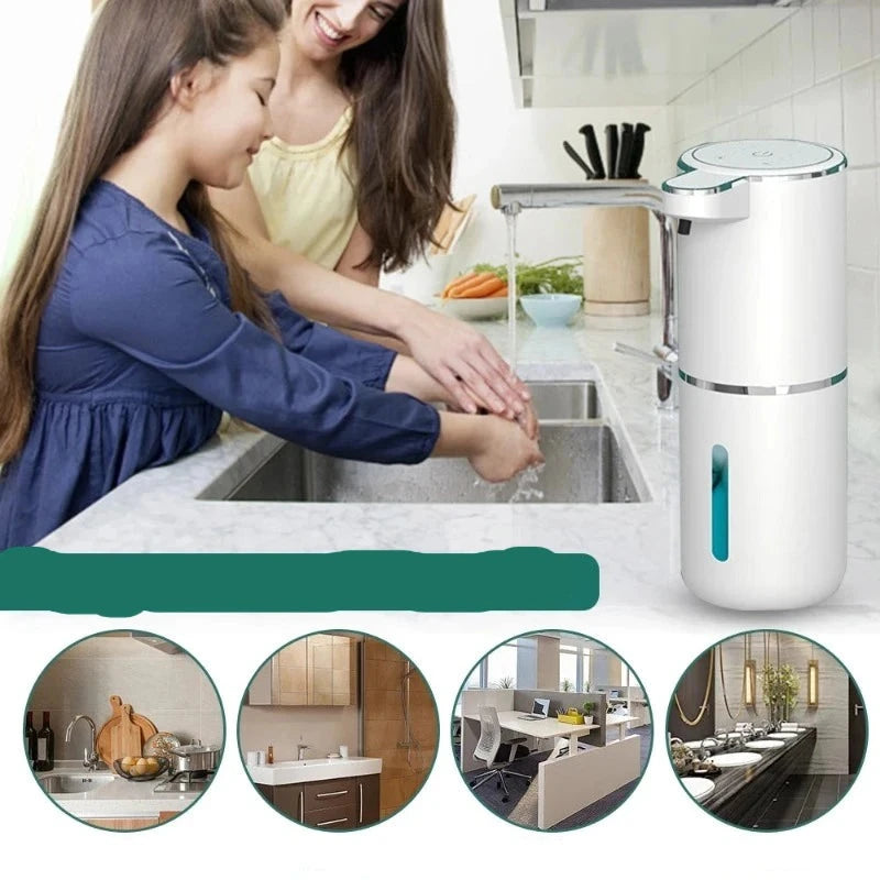 Soap Dispenser 1/2Pc Automatic Foam Soap Dispenser Kitchen Bathroom Smart Infrared Touchless 380Ml Hand Washer Chargeable