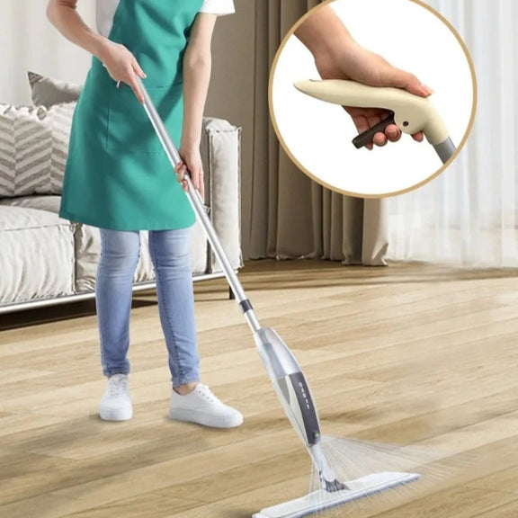 Spray Mop Broom Set Magic Flat Mops for Floor Home Cleaning Tool Brooms Household with Reusable Microfiber Pads Rotating Mop