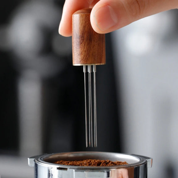 Stainless Steel Coffee Powder Tamper Espresso Powder Stirrer Distributor Leveler WDT Tools Cafe Stirring Barista Accessories