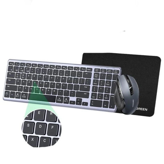 Keyboard Wireless Bluetooth 5.0 2.4G Russian/Korean/En 99 Keycaps for Macbook Ipad PC Tablet USB C Rechargeable Keyboard