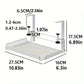 Under Desk Cable Management Tray, No Drill Steel Desk Cable Organizers, Wire Management Tray Cable Management Rack