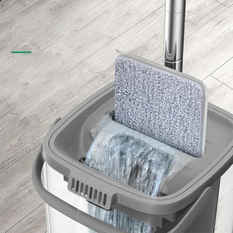 Hands-Free Squeeze Mop and Bucket Combo