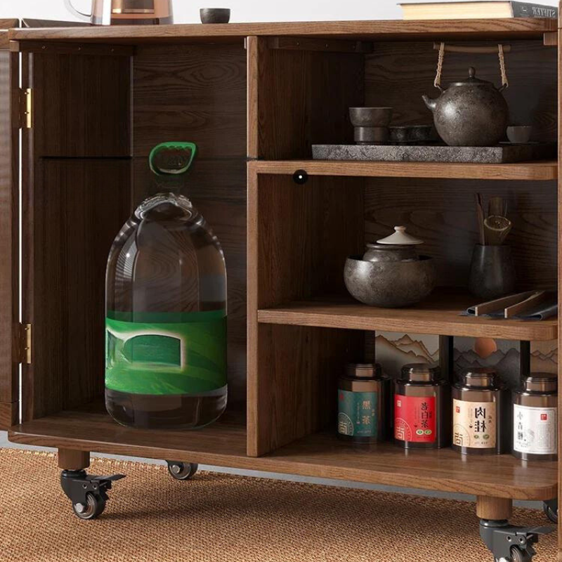 Integrated Kettle and Coffee Table Storage