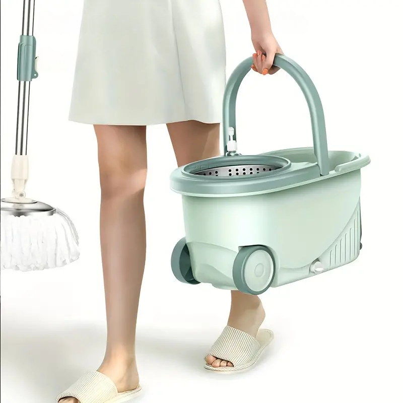 Clean Microfiber Tow Bucket Lazy Magic Mop Bucket