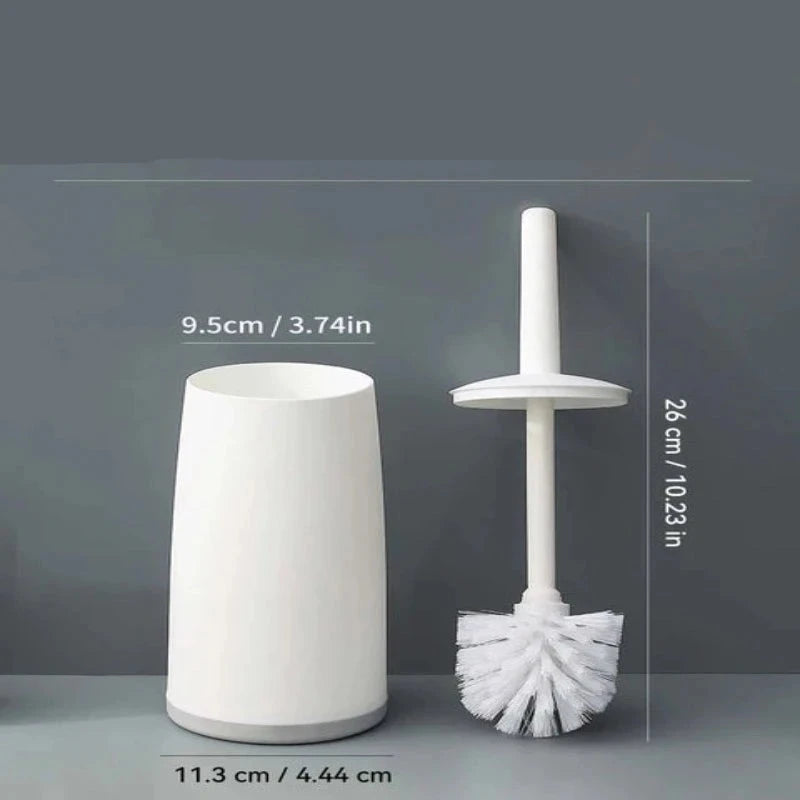 Plastic Toilet Brush with Standing Base Long Handle Toilet Cleaning Brush for WC Bathroom Accessories Cleaning Tools