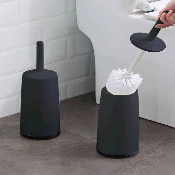 Plastic Toilet Brush with Standing Base Long Handle Toilet Cleaning Brush for WC Bathroom Accessories Cleaning Tools