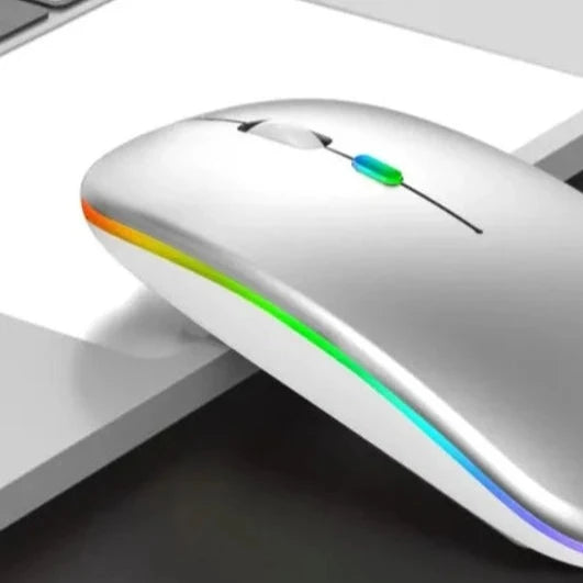 Wireless Mouse for Laptop PC Bluetooth RGB Rechargeable Mouses Wireless Computer Silent Mice LED Backlit Ergonomic Gaming Mouse