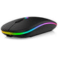 Wireless Mouse for Laptop PC Bluetooth RGB Rechargeable Mouses Wireless Computer Silent Mice LED Backlit Ergonomic Gaming Mouse