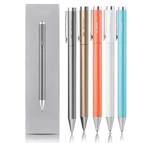 Xiaomi Deli Metal Gel Pen Rollerball Caneta Ручка Ballpoint 0.5MM Signing Pens for Office Students Business Stationary Supplies