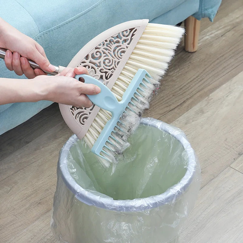 1Pcs Household Broom Hair Removal Comb Bathroom Hair Sewer Cleaning Brush Broom Dusting Brushes Cleaning Tools