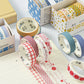 5Pcs/Set Washi Tapes Basic Masking Tape Scrapbooking Adhesive DIY Decorative Stationery School Supplies