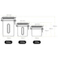 Coffee Canister, Airtight Stainless Steel Kitchen Food Storage Container with Date Tracker and Scoop for Grounds Coffee