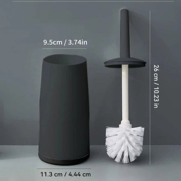 Plastic Toilet Brush with Standing Base Long Handle Toilet Cleaning Brush for WC Bathroom Accessories Cleaning Tools