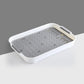 Cup Storage Tray Kitchen Double Layer Dish Drainer Fruit Vegetable Water Drain Washing Drying Fruit Plastic Bask Organizer