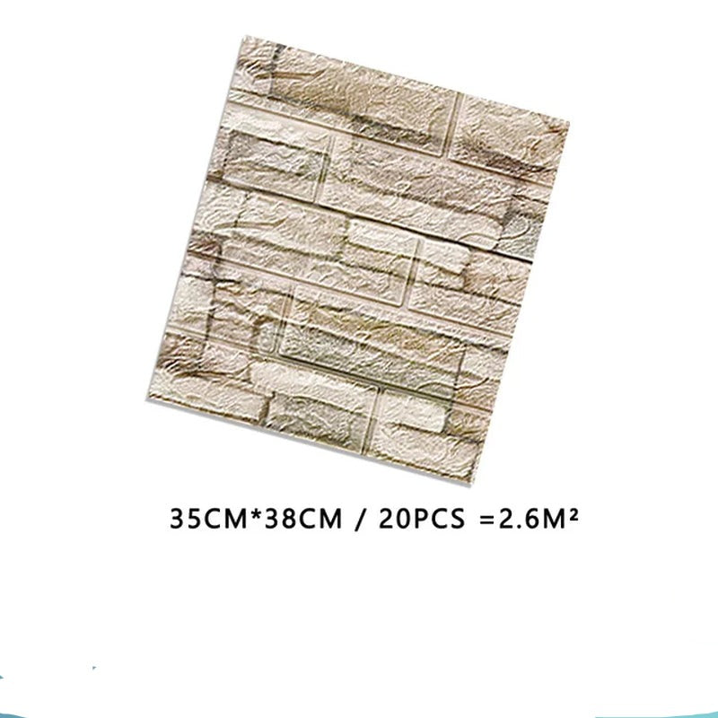 20Pcs Wallstickers Self Adhesive Waterproof Marble PVC Floor Sticker Bathroom Living Room Renovation Decals Wall Ground Decor