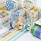 5Pcs/Set Washi Tapes Basic Masking Tape Scrapbooking Adhesive DIY Decorative Stationery School Supplies