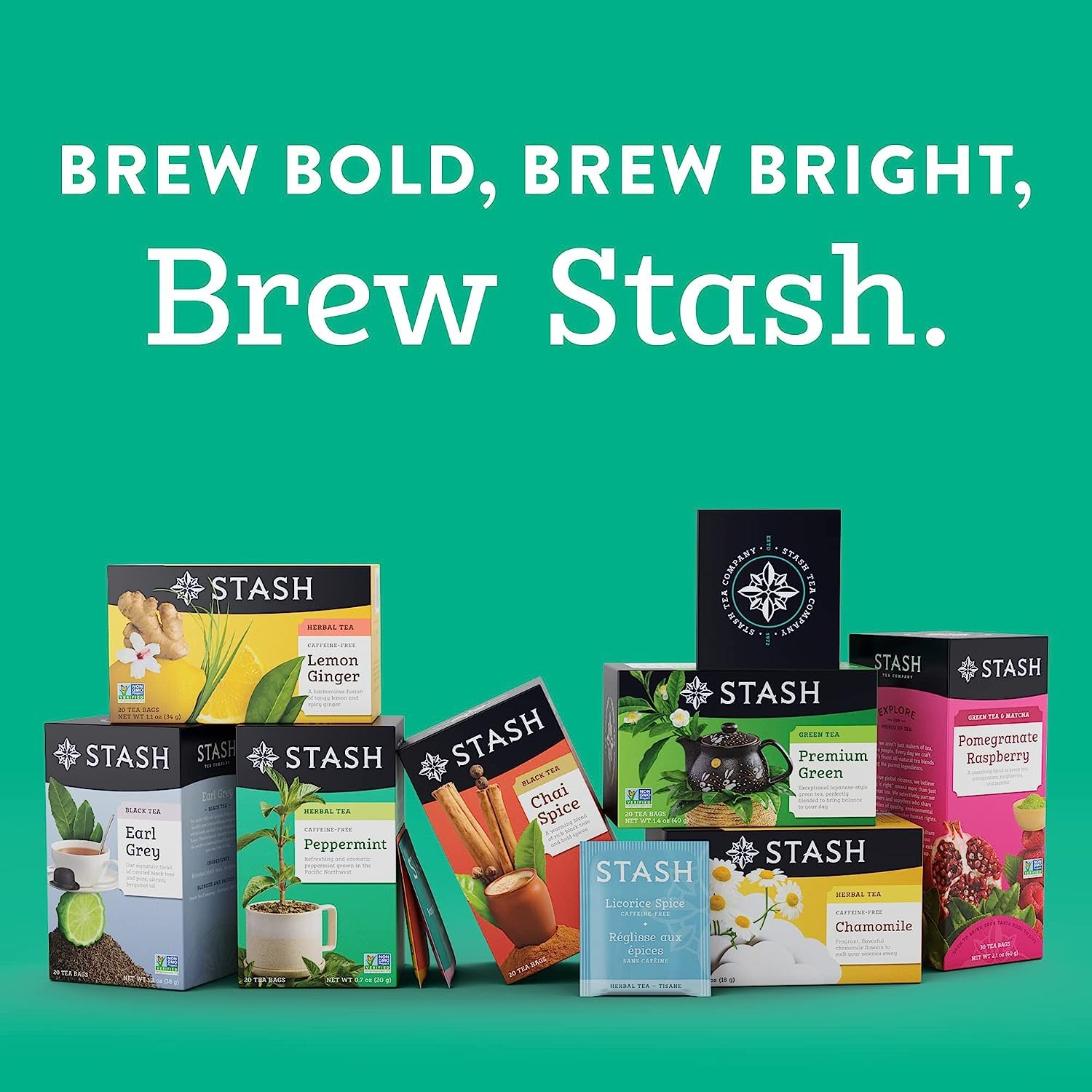 Stash Tea Green Tea Variety Pack Assortment