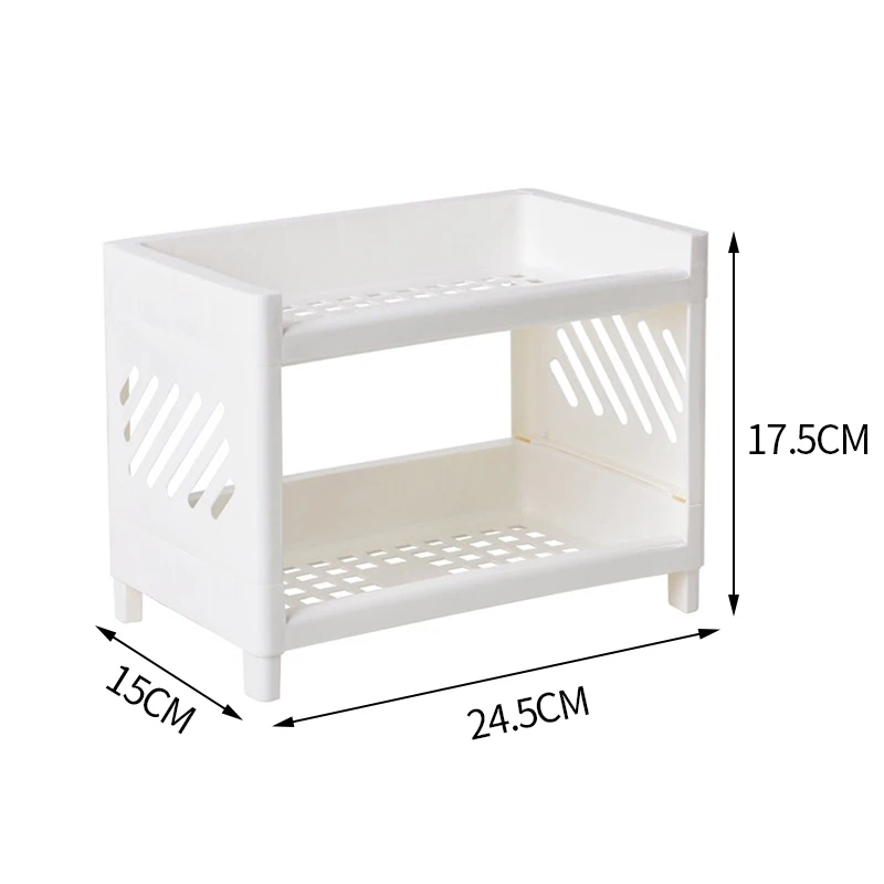 Shelves Double-Layer Storage Shelf Desktop Storage Rack