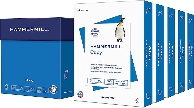 Hammermill 20 lb Copy Paper, Legal Size, 500 Sheets