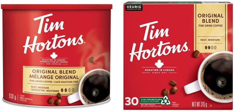 Tim Horton's 100% Arabica Dark Roast, Ground Coffee