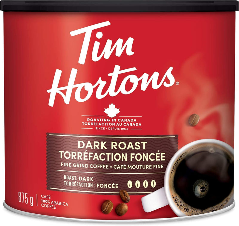 Tim Horton's 100% Arabica Dark Roast, Ground Coffee