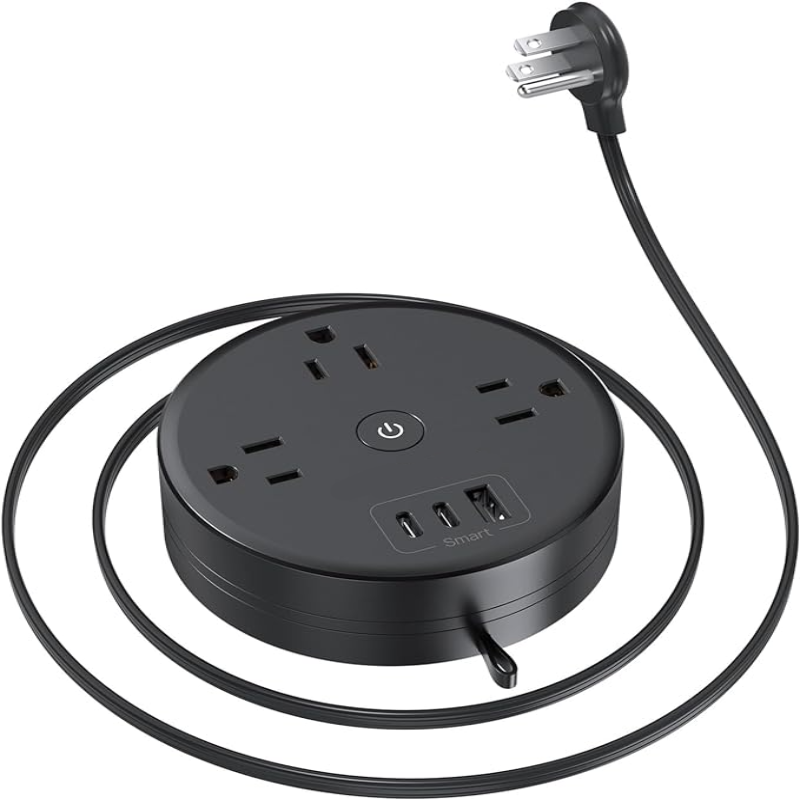 Travel Power Strip - Retractable Extension