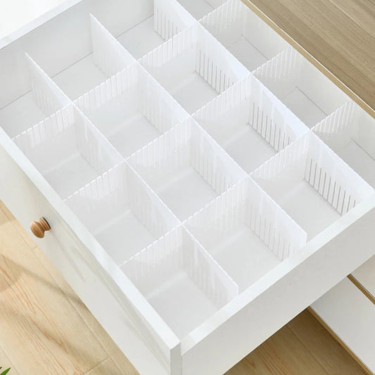 Drawer Dividers Combination Partition Board Space-Saving Wardrobe Closet Separator for Underwear Socks DIY Adjustable