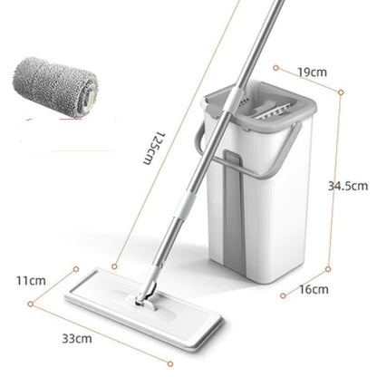 Mop Magic Floor Squeeze Squeeze Mop with Bucket Flat Bucket Rotating Mop for Wash Floor House Home Cleaning Cleaner Easy 2020New