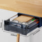 under Desk Drawer Organizer No-Punch Strong Sticky under Table Hidden Storage Box W/ Induction Night Light Grocery Storage