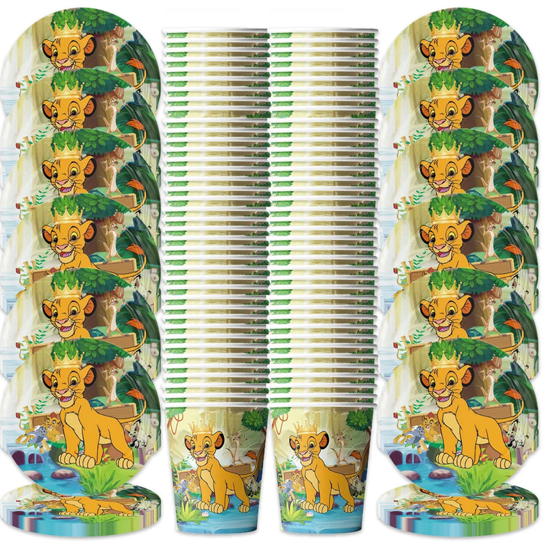 Lion King Birthday Party Decorations Paper Plates Cups